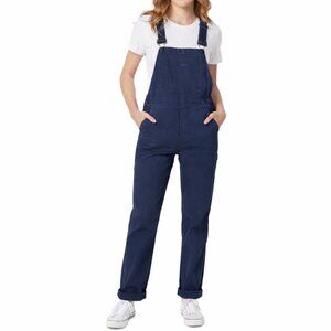 Vans Jumpsuit Womens S Navy Canvas Bib Overalls Carpenter Grunge Skater Utility
